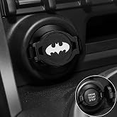 Push Start Button Cover,Car Engine Push to Start Accessories,Car Ignition Button Cover,Car Engine Start Stop Button Cover Decorative,Flip-Top Design,Suitable for Various Models(Black)