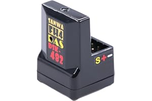 P.D Club DasMikro DSK-482 V3 4CH Receiver - FH4T, FH4, FH3, SSL, Telemetry, NOR/SSR/SHR Compatible, Built-in Antenna, Fits SANWA M17, M12S, M12, MT4S, MT44, MT4, MTS, EXZES ZZ, EXZES Z