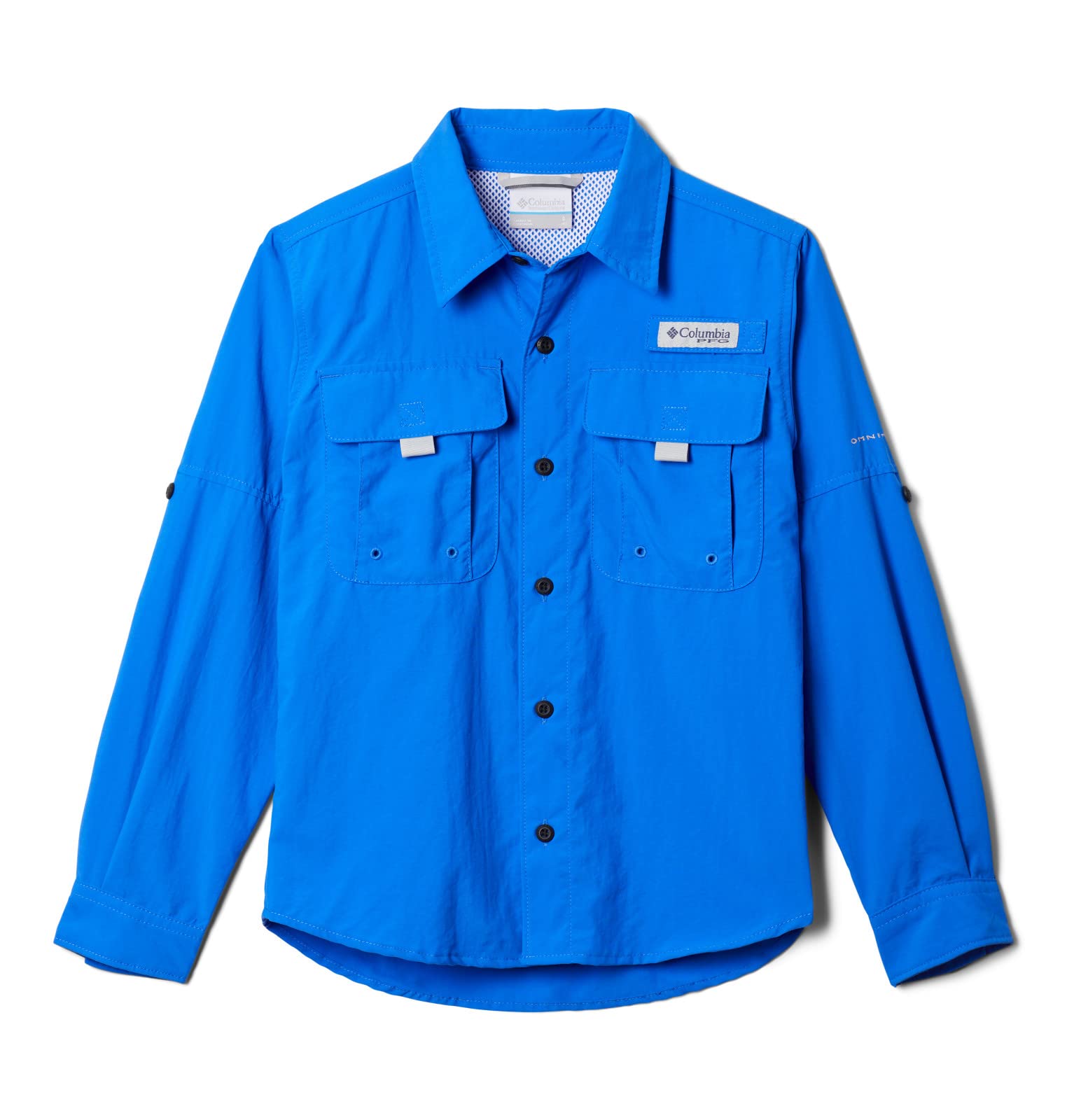 Columbia Youth Boys Bahama Long Sleeve Shirt, Blue