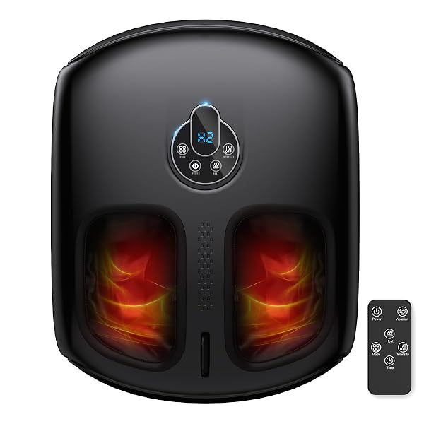FOOT MASSAGER WITH HEAT, 4 MODES & VIBRATION...