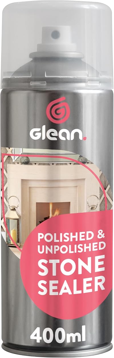 GLEAN Stone Sealer Spray 400ml Natural Manmade Marble Granite Limestone Slate