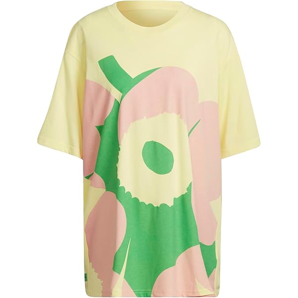 Amazon.com: adidas Marimekko x Graphic Tee Pearl Citrine SM