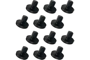 TMQZLN 12 PCS Replacement Bolts Compatible with Suncast Storage Sheds for Suncast/Craftsman Resin Storage Sheds, Replacement Screws Compatible with Suncast Storage Sheds Shed Accessories (12, Black, 3/8)