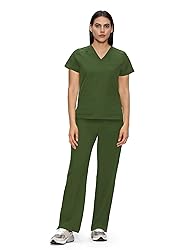 floralhue Scrubs for Women, V-Neck Scrubs Top