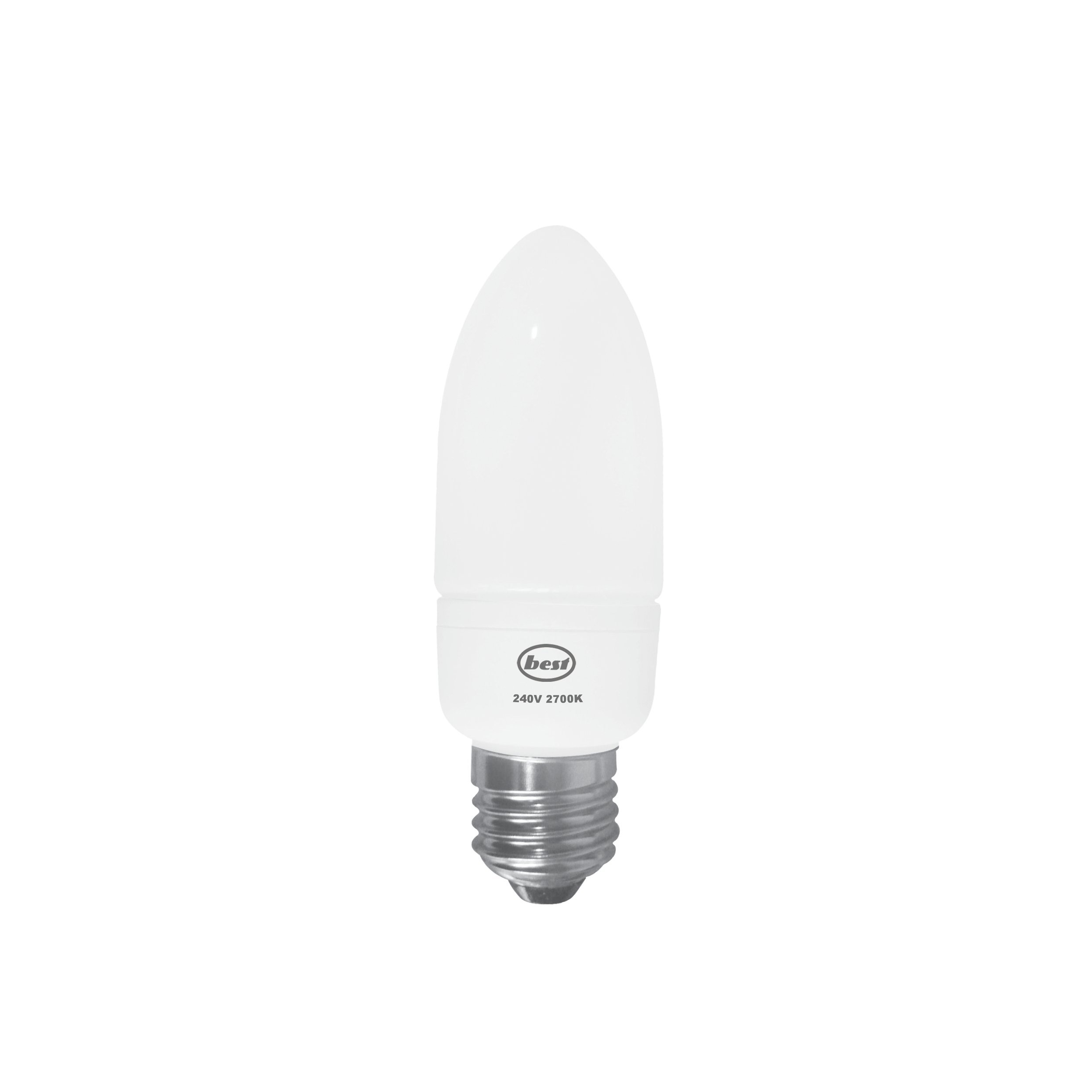 Merriway BH00555 Energy Saving CFL Lamp Candle 9W Es -1 Pcs
