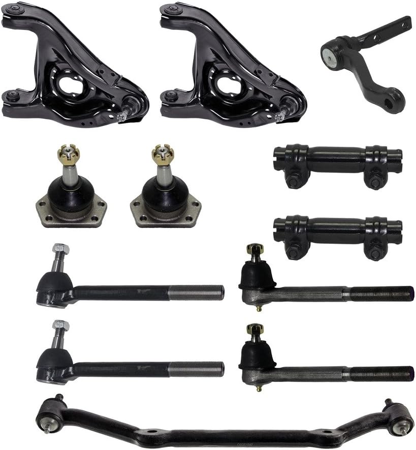 Detroit Axle 12 Piece Front Suspension Kit 2 Lower