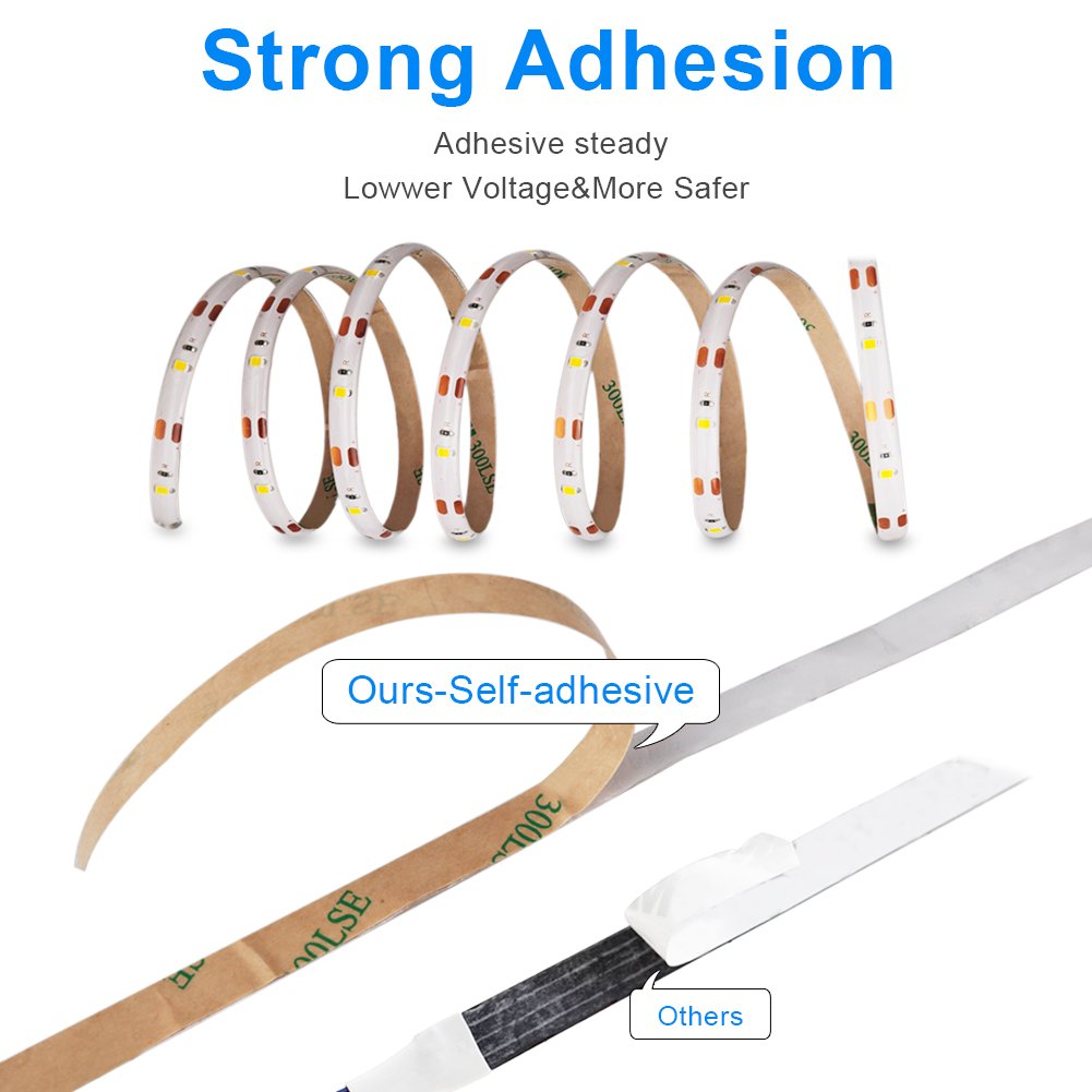 Motion Activated Under Bed Light 45 Leds Flexible Motion Sensor Beside