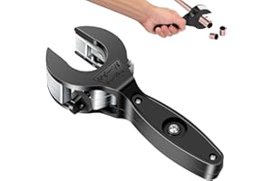 SUNJOYCO Ratcheting Tubing Cutter, Ratchet Pipe Cutter 5/16" to 1-1/8", 2 In 1 Close Quarters Tube Compact Cutters, Ratchet-type Tube Cutting Tool for Copper, Aluminum, PVC, PEX, Steel, Fuel Pipe