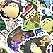 Tonari no Totoro Anime Cute Cartoon Laptop Stickers Waterproof Skateboard Pad MacBook Car Snowboard Bicycle Luggage Decal 50pcs Pack