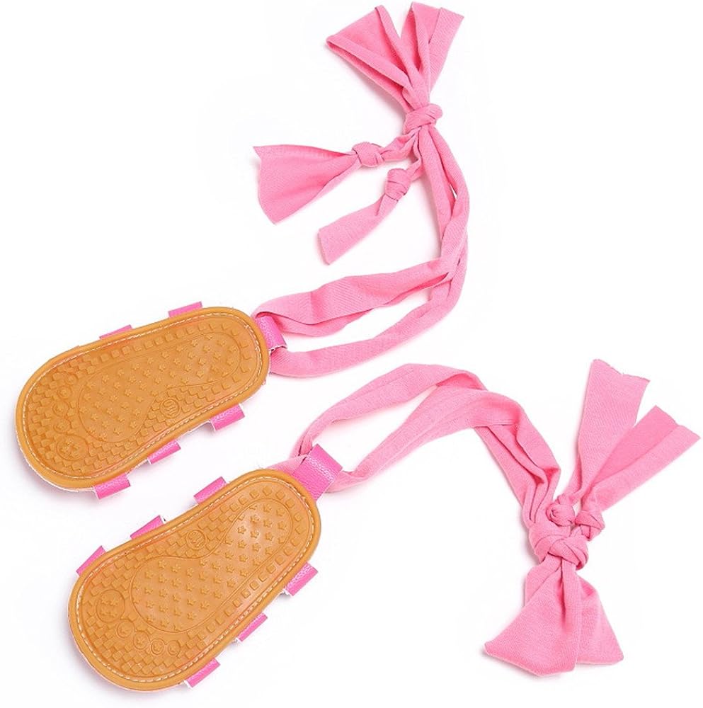 baby tie up sandals