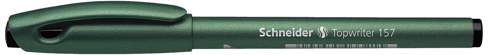 Schneider Topwriter 157 Black 1 pc Wide Fibre Tip Pen - Felt Pen (Black, 0.8 mm, Round, 1 pc)