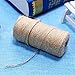 Natural Jute Twine 393 feet Gift Craft and Art Packing String, Jute Rope for Gardening Festive Decoration
