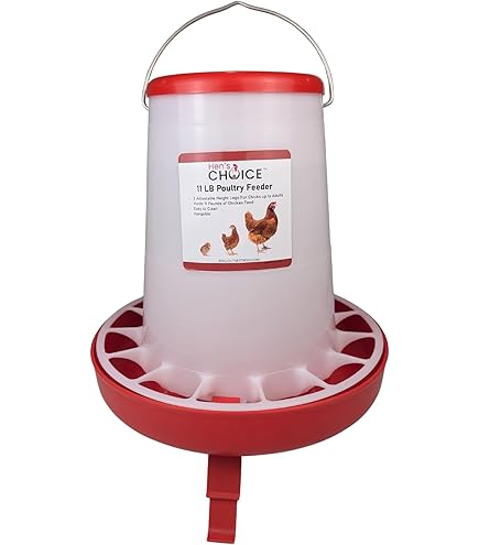 Complete Plastic Poultry Fount | Heavy Duty Plastic Gravity Fed Water Container Jar Waterer Chickens Turkeys Ducks Made Usa 1 Gallon Red - View #6