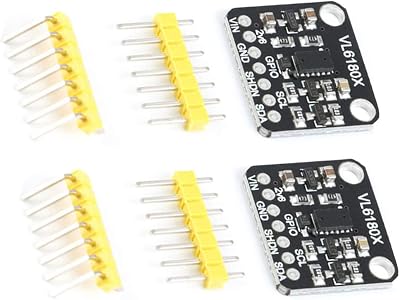Hailege 2pcs VL6180 VL6180X Range Finder Optical Sensor Module I2C 3.3V 5V