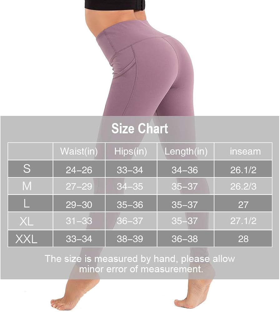 CLUCI High Waist Yoga Leggings Women Workout Pants with Pockets Tummy Control Non-See Through 4 Way Stretch: Clothing