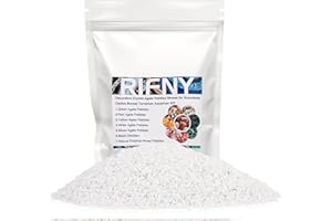RIFNY 2LB White Aquarium Gravel, 0.05-0.12" Natural Aquarium Sand and Substrate, Mini Rocks for Fish Tank, Aquascaping, Terrarium, Potted Plant, Succulent, Cactus, Bamboo, Vase Fillers, Fairy Garden