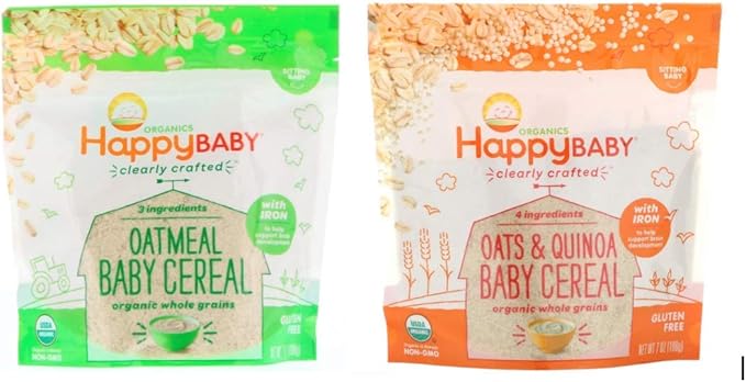 happy baby organic clearly crafted oatmeal cereal