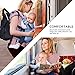 Premium Diaper Bag Backpack by Liname - Extra-Wide Zip Opening, Large Capacity & Stylish Design - Includes Bonus Stroller Straps & Waterproof Changing Pad - Easy to Clean and Looks Great
