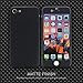 iPhone 8 Case,CANSHN 360 Full Body Protection Hard Slim Case Coated Non Slip Matte Surface with Tempered Glass Screen Protector for Apple iPhone 8 Only (4.7-inch) - Black