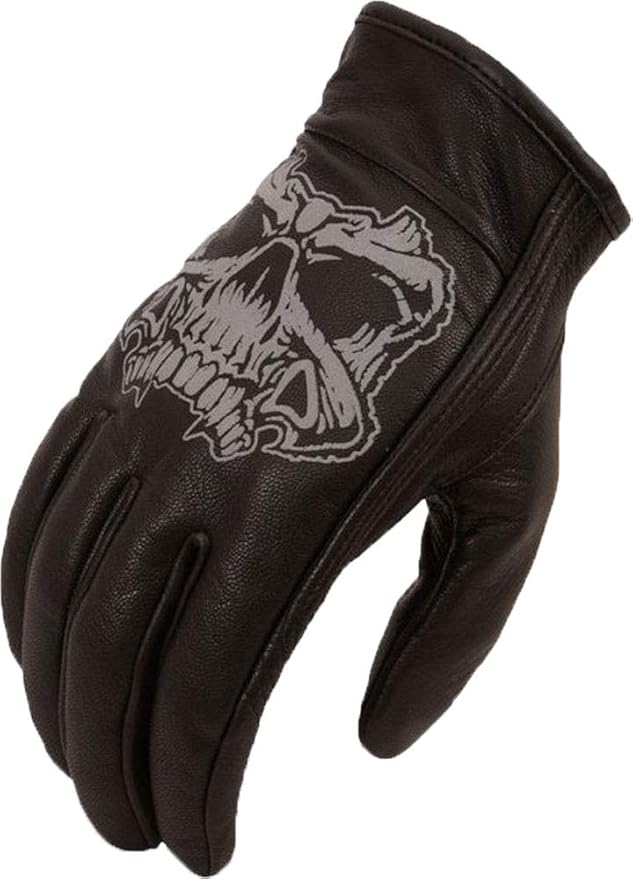 Men's Skull Glove at Amazon Men’s Clothing store