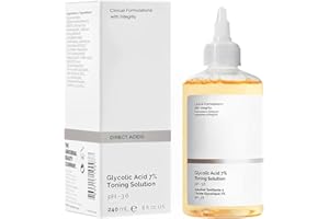 HANYLULU Ordinary Glycolic Acid Toning Solution, 240ML Glycolic Acid 7% Toner, Exfoliating, Toning Moisturizing and Improved Skin Radiance Rejuvenate