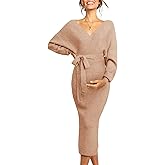 Chang Yun Maternity Nursing Dress Sweater Dress for Women Wedding Guest Dress Baby Shower Maternity Photoshoot Outfits