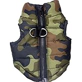MaruPet Winter Waterproof Windproof Dog Vest Coat - Warm Jacket for Small Dogs - Camouflage XS