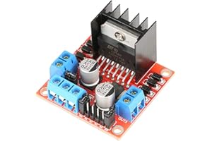 YANMIS L298N Driver Module, H-Bridge Robot Stepper Motor Control and Drives Module for Stepper Motor Smart Car Robot Power Control