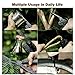 12-in-1 Multitool Pliers Survival Knife GOYIKI Multi-Purpose Pocket Tool Kit with Knife Fire Starter Screwdriver Bit Set Nylon Sheath Durable Black Stainless Steel for Camping, Fishing, Hunting