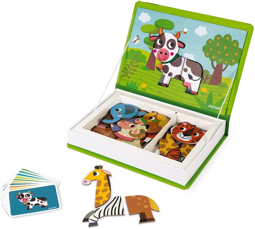 Janod MagnetiBook 41 pc Magnetic Animal 