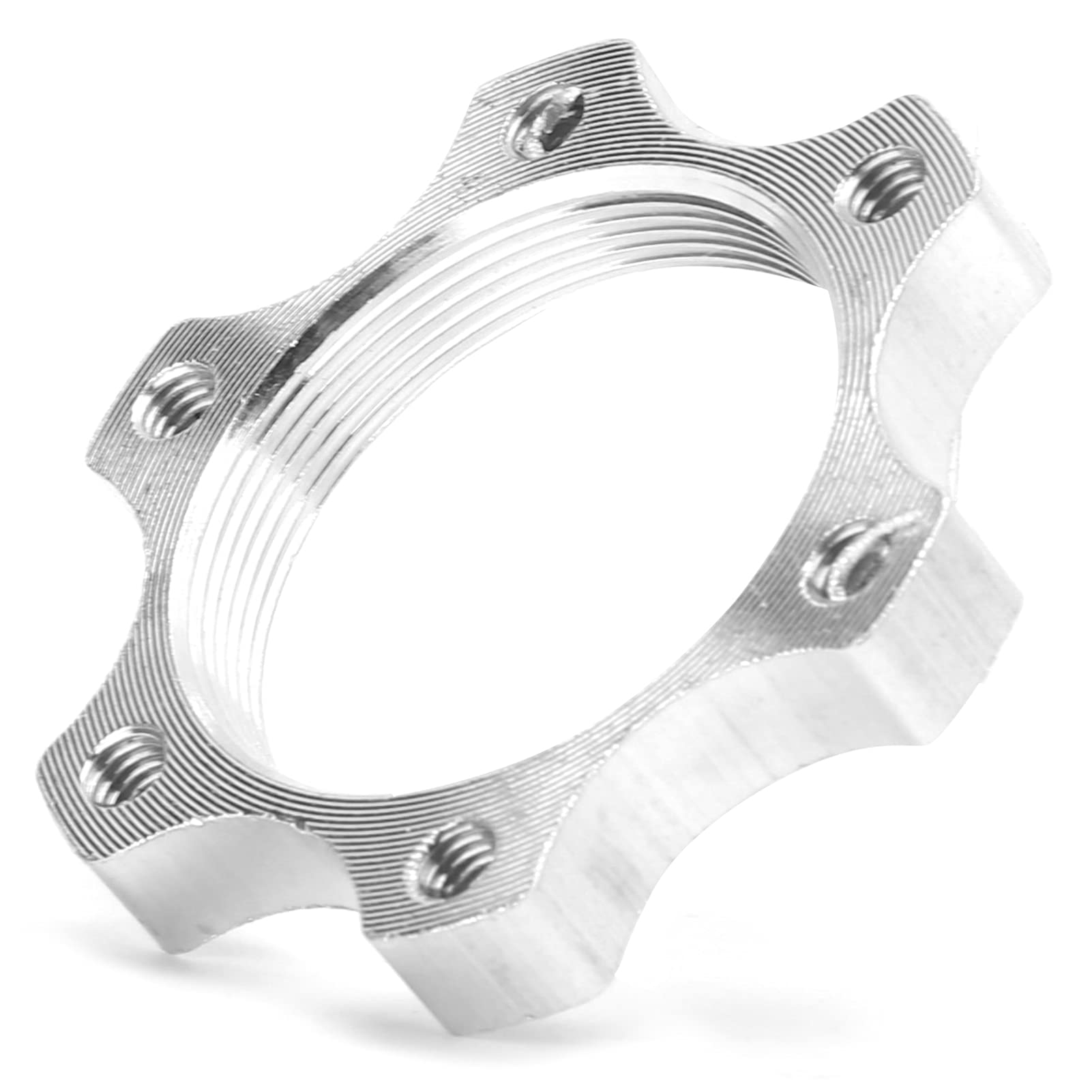 Bike Flange Adapter, 6 48mm/44mm Bike Freewheel Threaded Hubs Disc Brake Thread Conversion Rotor Bike Seat Conversion Adapter (44mm)