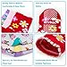 12-Pack Cotton Socks for Toddler Boys Girls Anti-Slip Ankle Socks for Baby Walkers Non-Skip with Grip for 16-36 Months