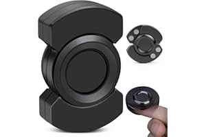 3-in-1 Fidget Toys Adults | EDC Fidget Spinner, Slider, Clicker | Stainless Steel Bearing Ultra-Stable Spin | Help Relieves A