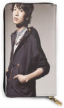 Amazon New 大倉忠義 財布 長財布 牛革 ラウンドファスナー 多機能 持ち運びに便利 大容量 豪華 ユニセックスのファッションレザーとジッパーウォレット Neutab 財布