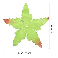 EXCEART 50pcs Artificial Flower Calyxes Fabric Rose