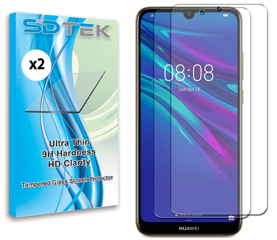 SDTEK *2 Pack Screen Protector for Huawei Y6s / Y6 (2019) Tempered Glass Premium Screen Guard