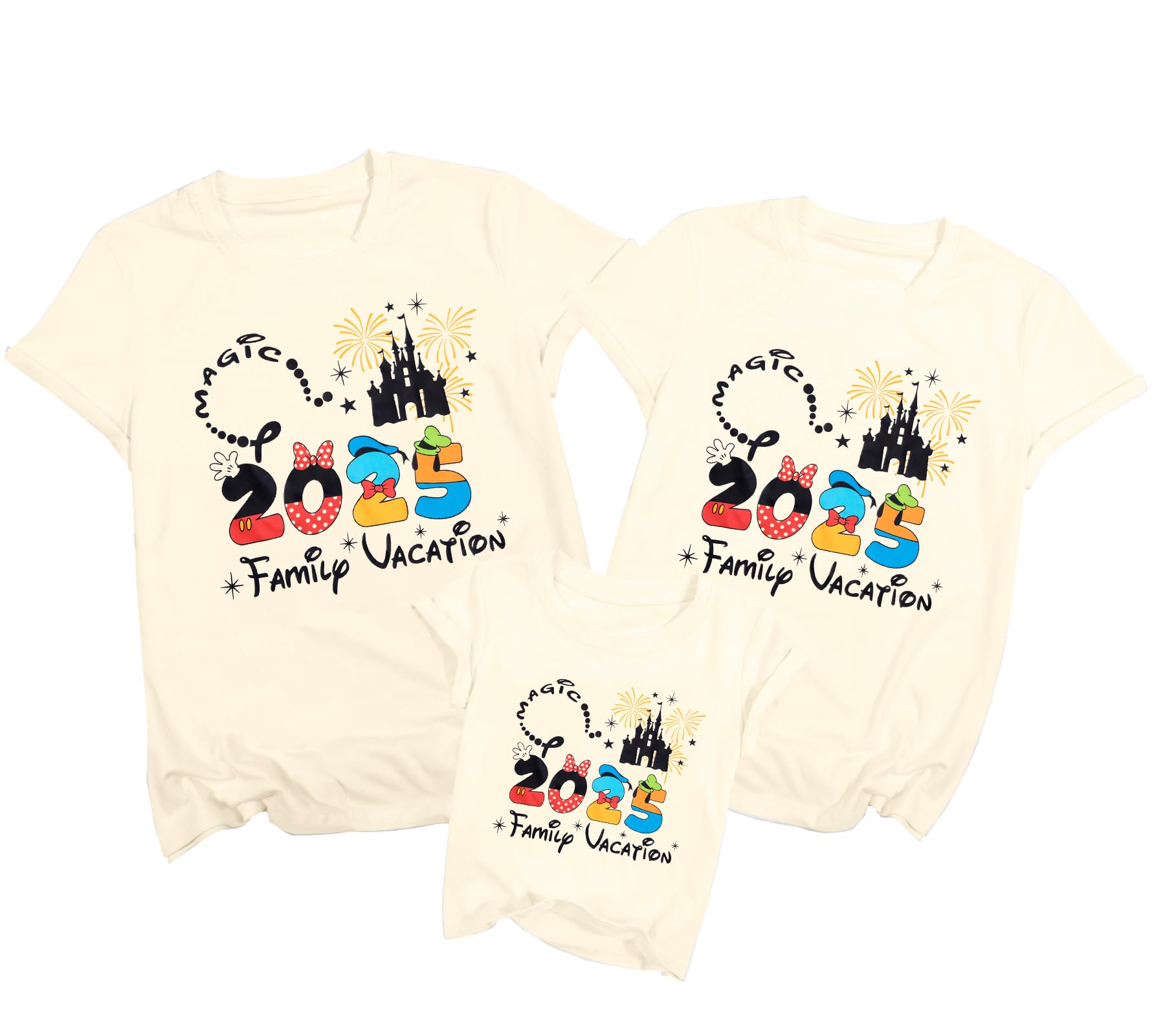 Photo 1 of ***Only 1***
Magical Tshirt for Family Cruise Trip Shirts Family Matching Outfits Girls Trip Clothes Holiday Travel Tops Apricot, S