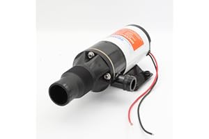SEAFLO 01 Series Left-Handed Installation -Macerator Pump - 12V, 12 GPM (45 LPM) Open Flow, Self-Priming, Anti-Clog, for RV, 
