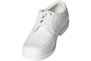 TUXGEAR Boys White Lace Up Square Toe Dress Shoes - Wedding - First Communion