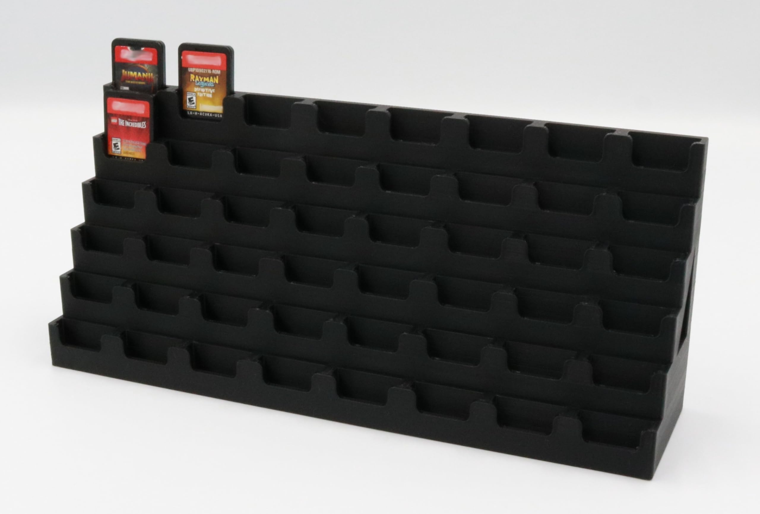 Display Stand, Tower, Holder for Nintendo Switch 1 and 2 Cartridges - Holds 48 Games