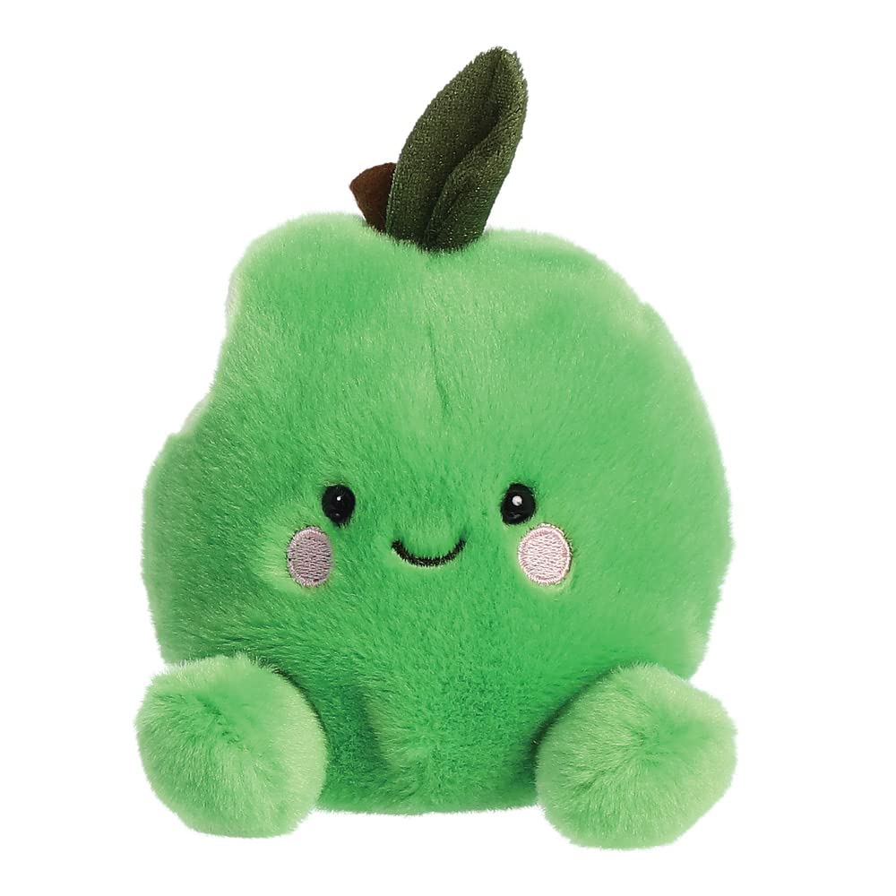 Aurora, 33572, Palm Pals Jolly Green Apple, 5In, Eco Friendly Soft Toy, Green