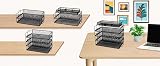 Exerz Paper Sorters 4 Pack Mesh Desk Organisers 4 Tiers A4 Files view 8