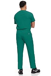 Hey Collection Men Stretch Scrubs Set V-Neck Scrub