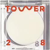 Tower 28 SuperDew Highlighter Balm - Clear, Shimmer-Free Face Luminizer for Glass Skin - Non-Comedogenic Highlighter Makeup for Sensitive Skin - Multi-Purpose Dewy Face Balm - Vegan (0.16 oz)