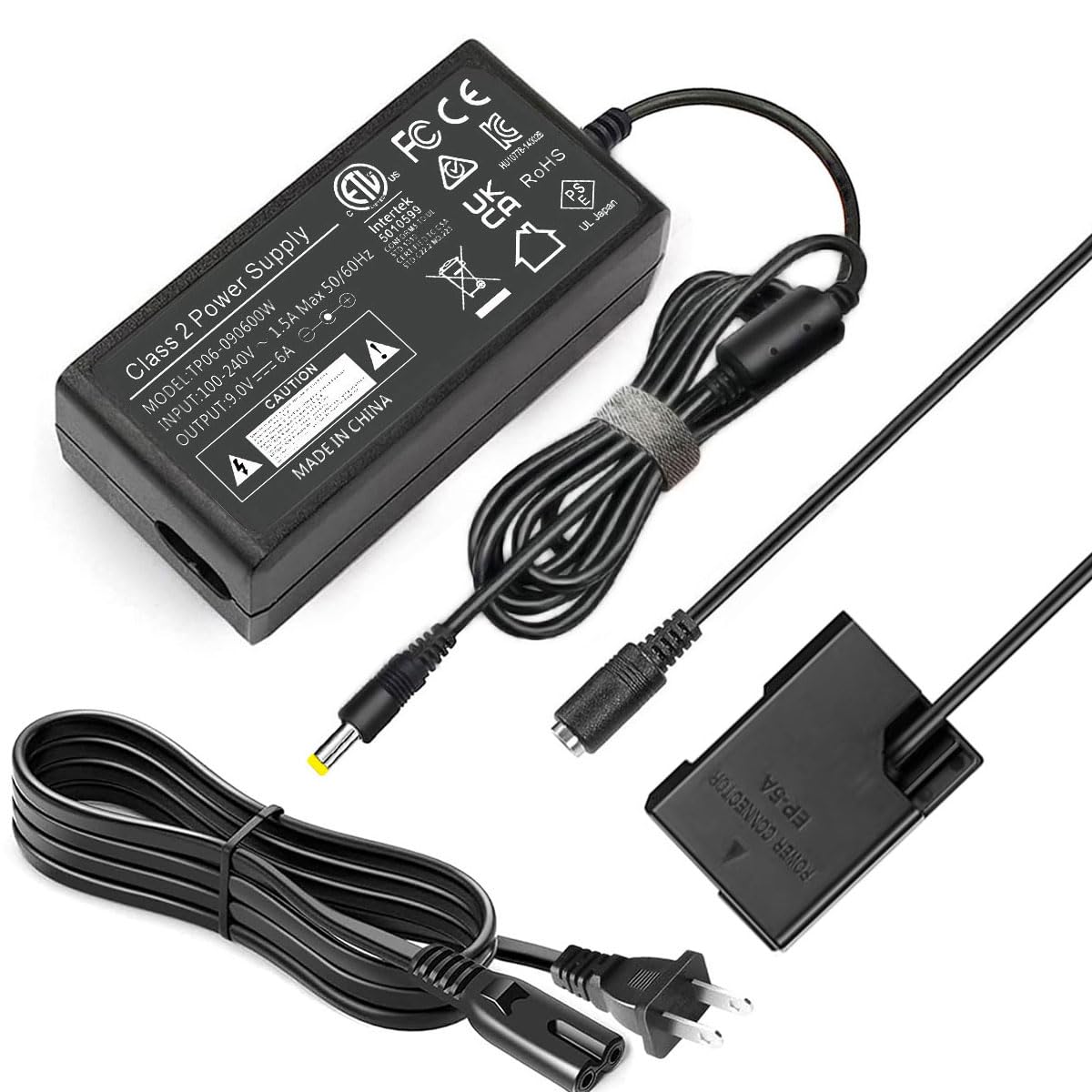 EP-5A Power Supply Connector EH-5a AC Adapter EN-EL14a Dummy-Battery Kit for Nikon D3100 D3200 D3300 D3400 D3500 D5100 D5200 D5300 D5500 D5600 DF P7100 P7000 P7700 P7800 Cameras