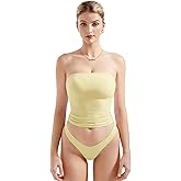 SUUKSESS Women Sexy Tube Top Summer Y2K Going Out Double Lined Basic Tank Top