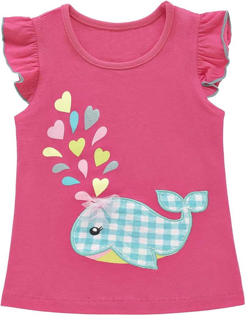 Manioiity Baby Girls Clothes Sleeveless T Shirts Shorts Set 2pcs Cute Toddler Little Outfits Clothing Short Sets Clothing Shoes Jewelry Environews Tv