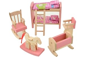 Dreams-Mall Wooden Doll House Furniture Set Toy