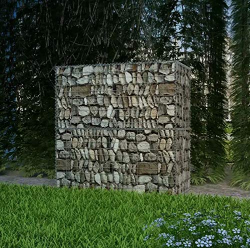 Gabione, Gabion Netzkorb Pflanzen Hochbeet aus Verzinkter Stahl für Garten, 100 x 50 x 100 cm – Bild 3