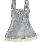 MANGMAO Emo Coquette Cropped Top Grunge 2000s Spaghetti Strap Tops Streetwear Vintage Camisole Y2k Cheetah Tops